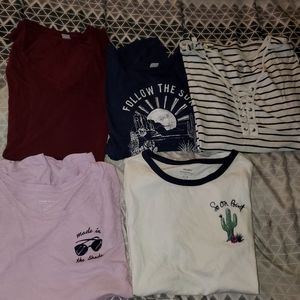 Womens large t shirts